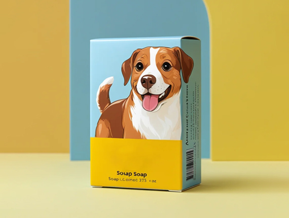 custom dog soap boxes with window