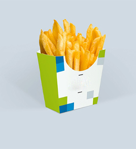 custom fries bag