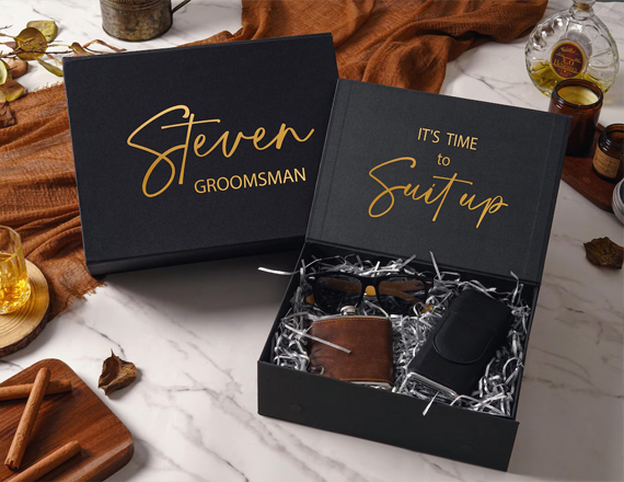 custom groomsmen gift boxes