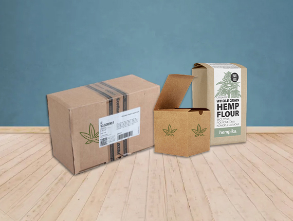 custom hemp shipping packaging