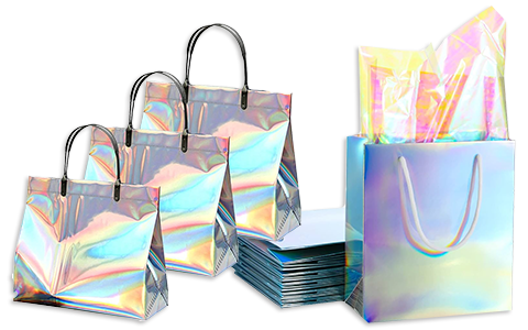 custom holographic bags wholesale