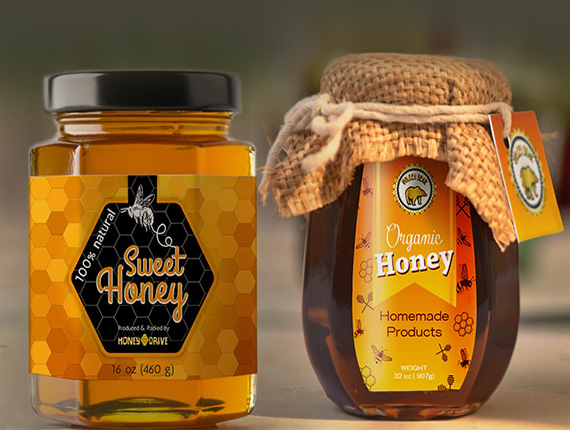 custom honey label