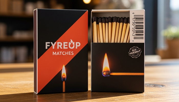 printed match packaging