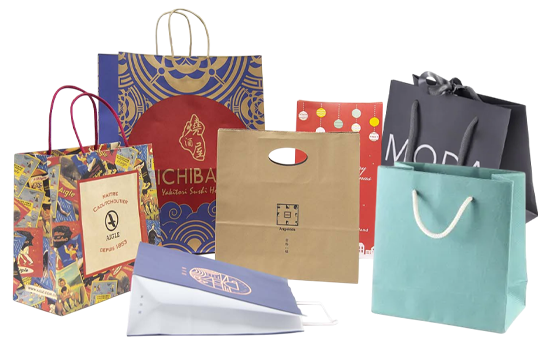 custom paper bags wholesale