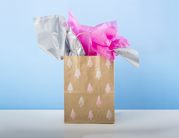 custom printed paper gift bags