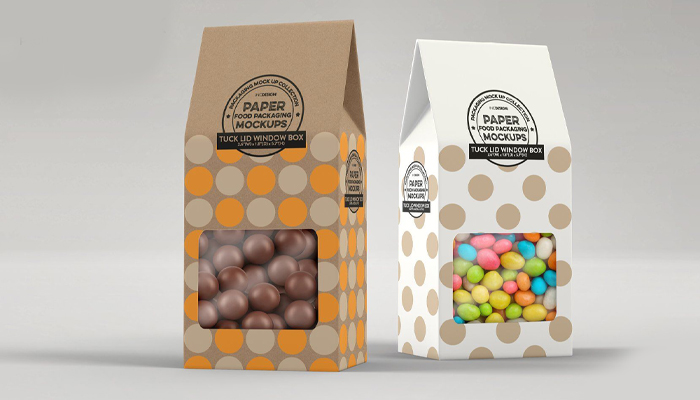 printed candy boxes with window