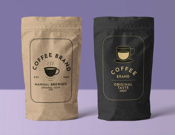 custom printed coffee packaging