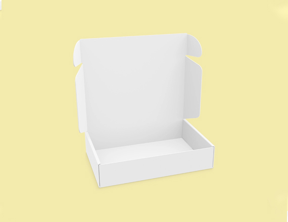 custom printed white shipping boxes