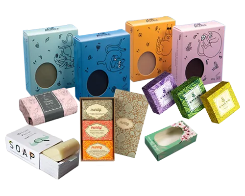 Bulk Soap Boxes with Tear-Off Strip, Assembled + Branded