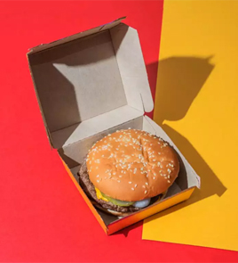 customized burger box