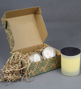 customized candle shipping box