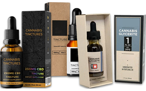 customized cannabis tincture boxes