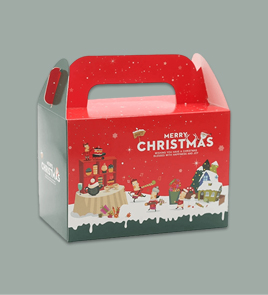 customized christmas treat box