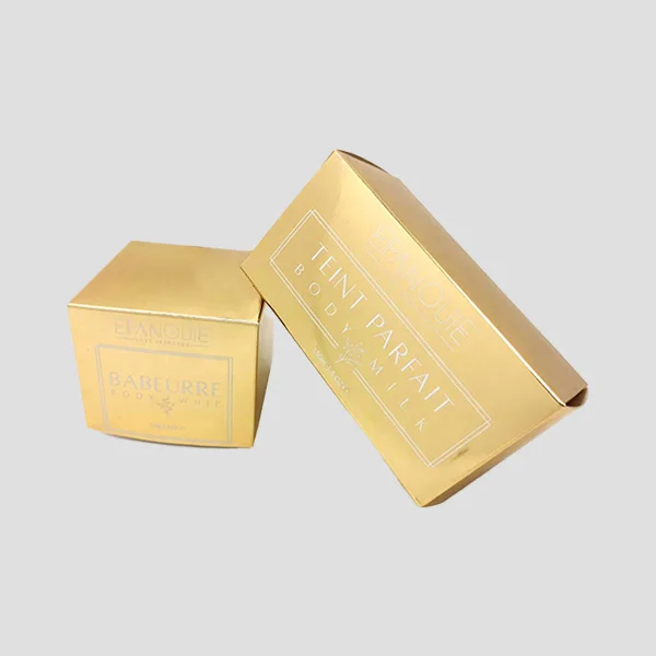 Custom Gold Metallic Boxes Wholesale