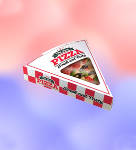 customized pizza slice box