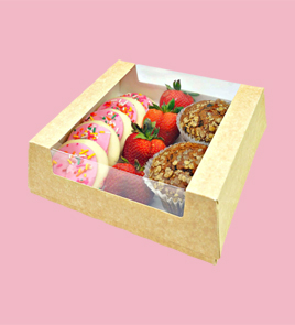 customized strawberry box
