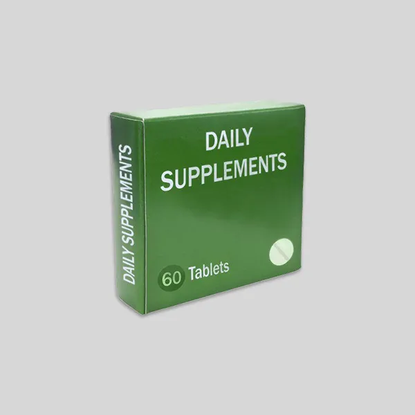 Dietary Supplement Packaging Box
