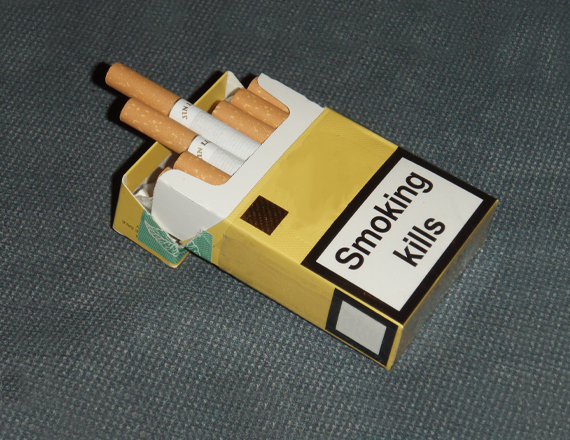 disposable cigarette box