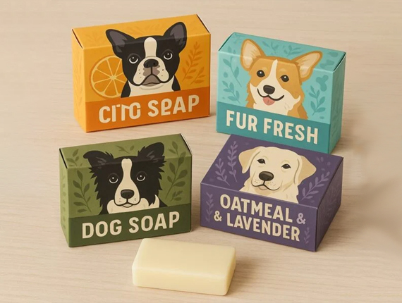 eco friendly dog soap packaging