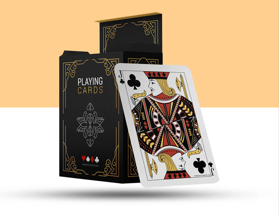 empty playing card boxes