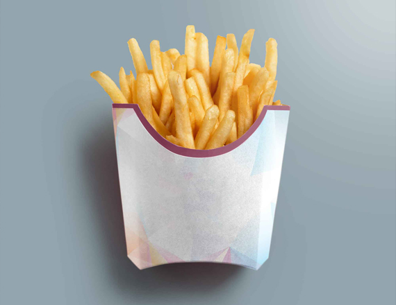 french fry packaging