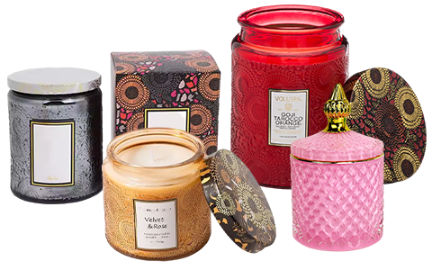 glass candle jars wholesale