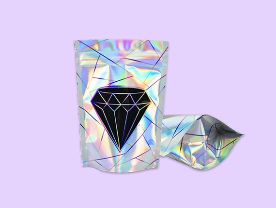 holographic resealable bags