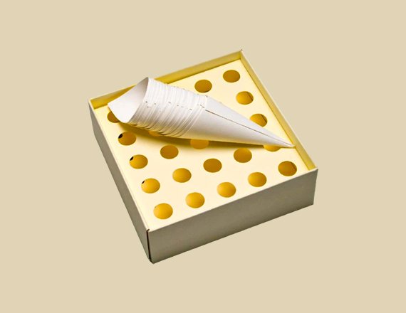 ice cream cone paper holder