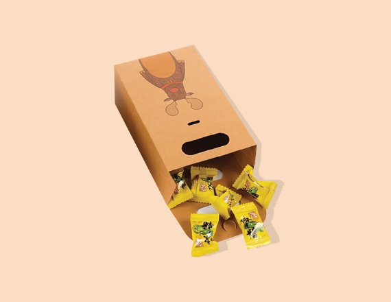 kraft candy packaging boxes