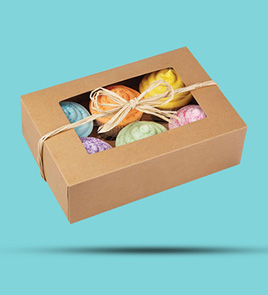kraft cupcake boxes wholesale
