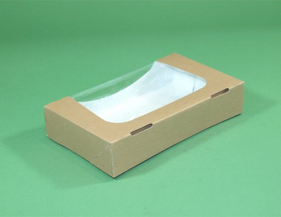 kraft food boxes with window