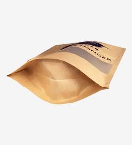 kraft mylar bags back