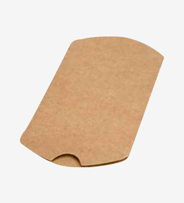 kraft pillow boxes open