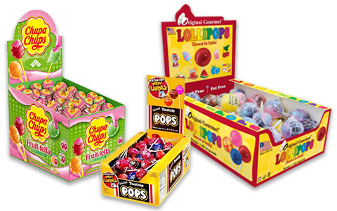 lollipop display bulk boxes