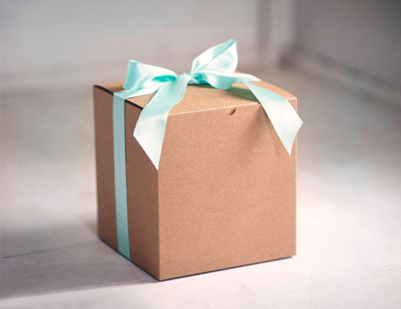luxury kraft gift box