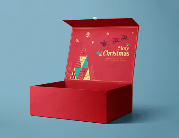 luxury rigid cookie boxes for christmas