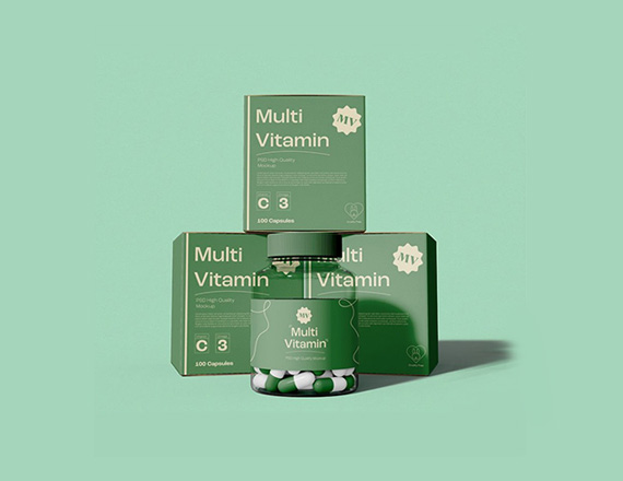 multi vitamin boxes
