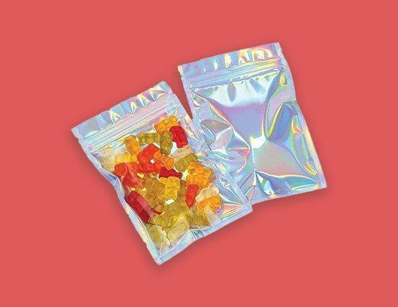mylar holographic bags
