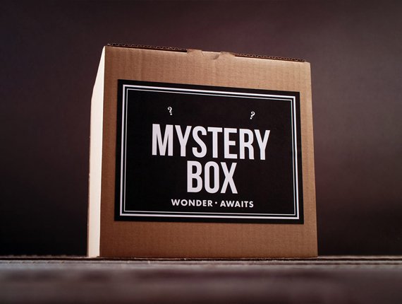 mystery packaging boxes
