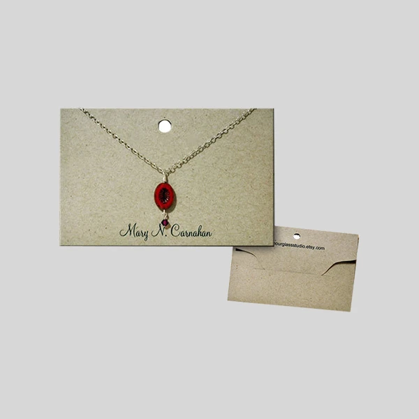 Custom Necklace Cards Wholesale Custom Designs Boxes