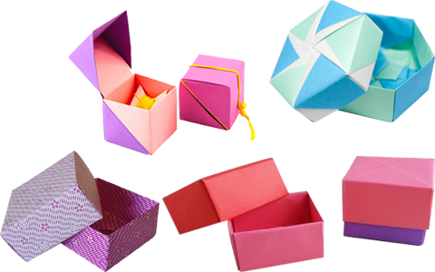 origami box with lid wholesale