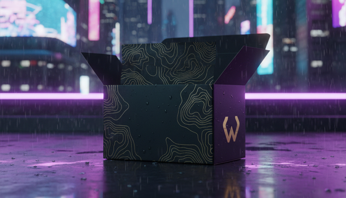 black corrugated mailer boxes