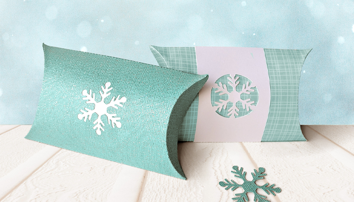 printed christmas pillow boxes