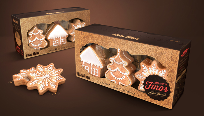 large cookie boxes with window
