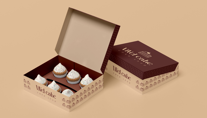 cup cake kraft boxes