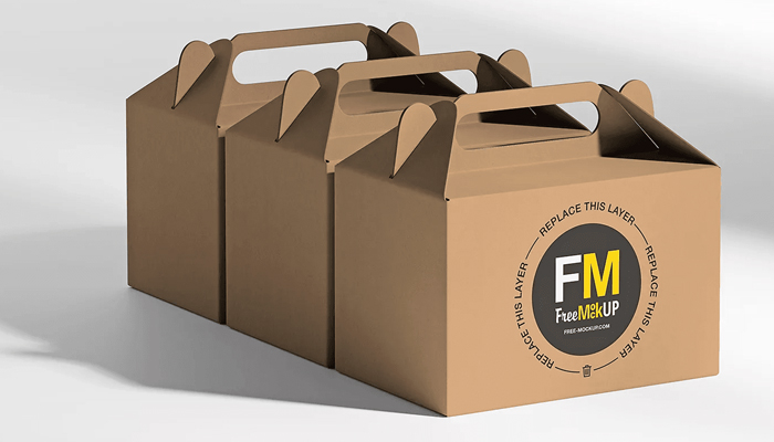 bulk Kraft Paper Gable Box
