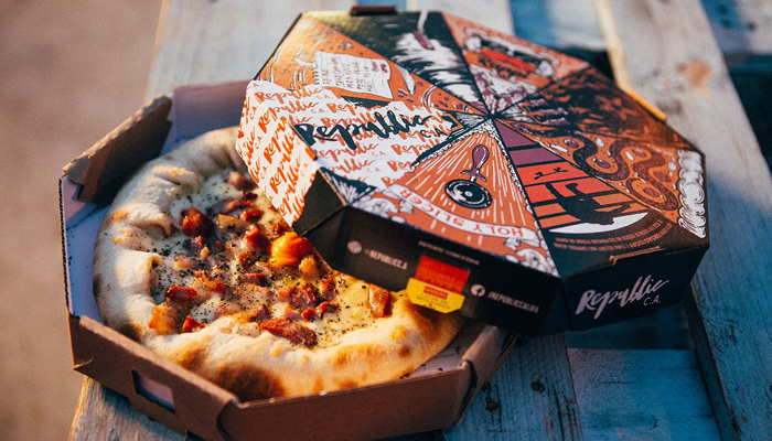 plain small pizza boxes