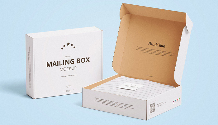 Printed White Kraft Boxes