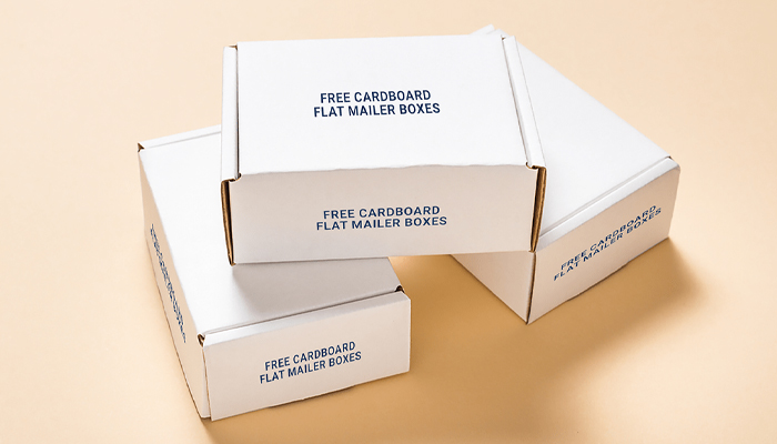 White Shipping box