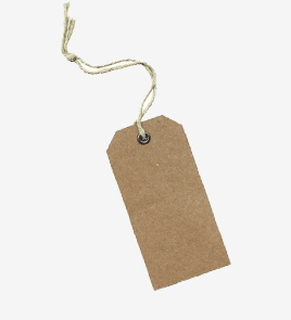 paper tag back